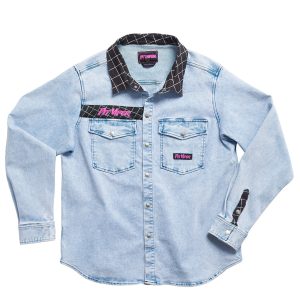 Classic Style ElementalGoods The Surge Matrix Sport Denim Button Down Scratch Proof